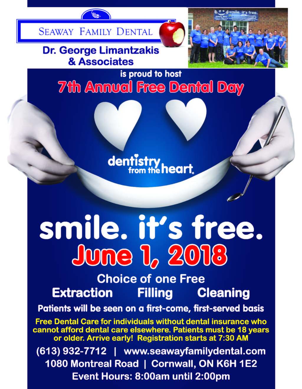 7th Annual Free Dental Day boom 101.9