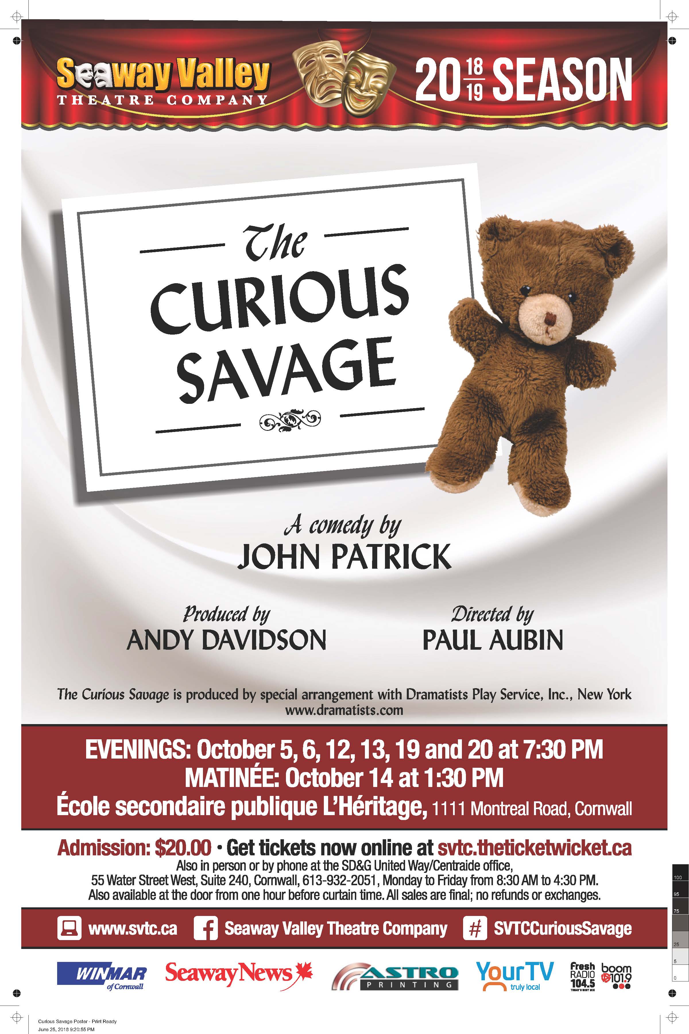 “The Curious Savage”-Seaway Valley Theatre Company | boom 101.9